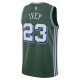 Men's Detroit Pistons Jaden Ivey Nike Green 2022/23 Swingman Jersey - City Edition