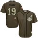 Cleveland Indians #19 Bob Feller Green Salute to Service Stitched MLB Jersey