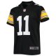 Youth Pittsburgh Steelers Chase Claypool Nike Black Alternate Game Jersey