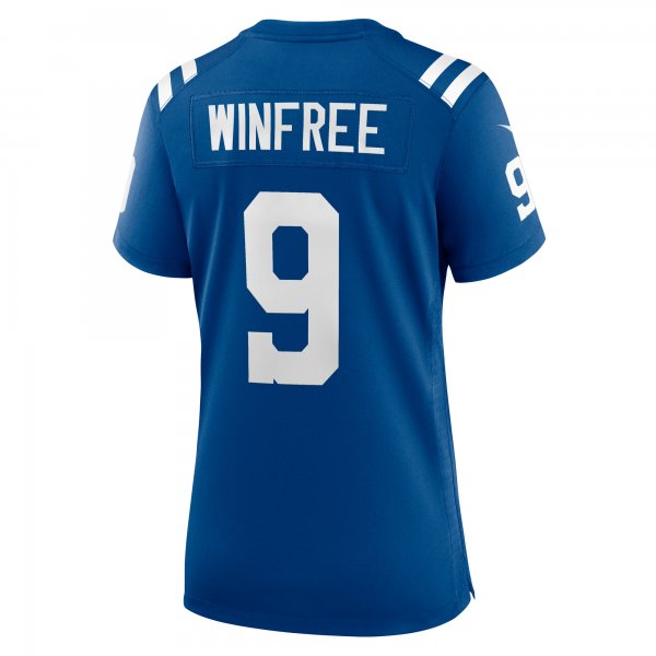 Women's Indianapolis Colts Juwann Winfree Nike  Royal Team Game Jersey