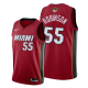 Miami Heat Duncan Robinson 2020 NBA Finals Bound Red Jersey Statement Edition