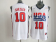 Nike Men's Team USA #10 Clyde Drexler White 2012 USA Basketball Retro Stitched NBA Jersey