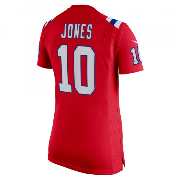 Women's New England Patriots Mac Jones Nike Red Game Alternate Jersey