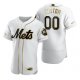 New York Mets Custom Men's Nike White Golden Edition Jersey