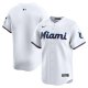 Men's Miami Marlins Nike White Home Limited Jersey