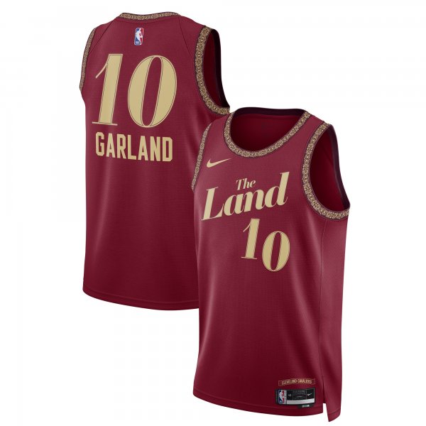 Unisex Cleveland Cavaliers Darius Garland Nike Wine 2023/24 Swingman Jersey - City Edition