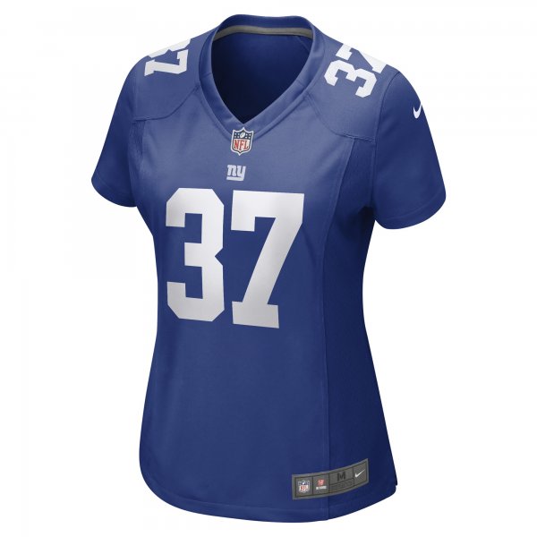 Women's New York Giants Fabian Moreau Nike Royal Game Player Jersey