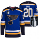 Men's St. Louis Blues Brandon Saad 2022 Stanley Cup Playoffs Blue #20 Jersey