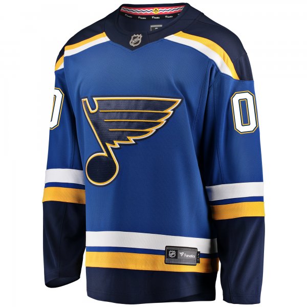 Men's St. Louis Blues Fanatics Blue Home Breakaway Custom Jersey