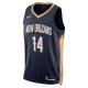 Unisex New Orleans Pelicans Brandon Ingram Nike Navy Swingman Jersey - Icon Edition