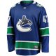 Men's Vancouver Canucks Noah Juulsen Fanatics Blue Home Premier Breakaway Player Jersey