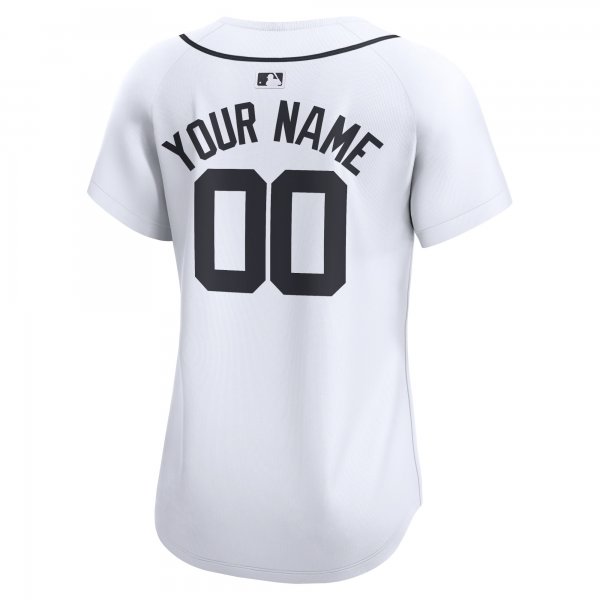 Women's Detroit Tigers Nike White Home Limited Custom Jersey