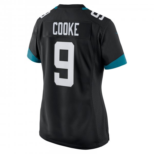 Women's Jacksonville Jaguars Logan Cooke Nike Black Game Jersey