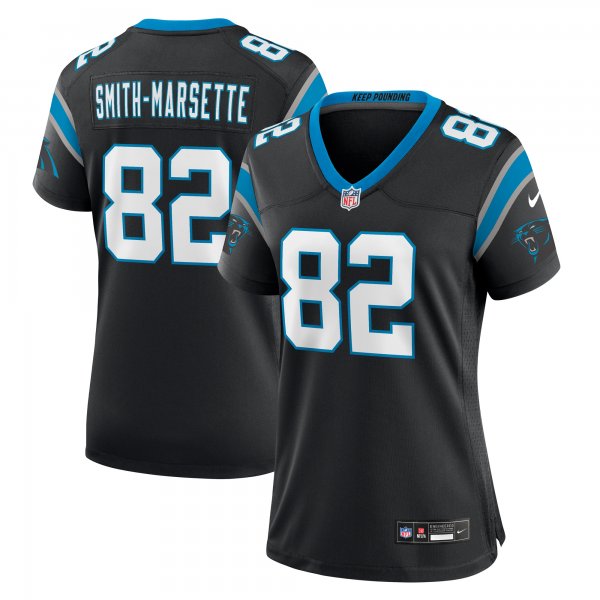 Women's Carolina Panthers Ihmir Smith-Marsette Nike  Black Team Game Jersey