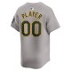 Men's Oakland Athletics  Nike Gray Away Limited Custom Jersey