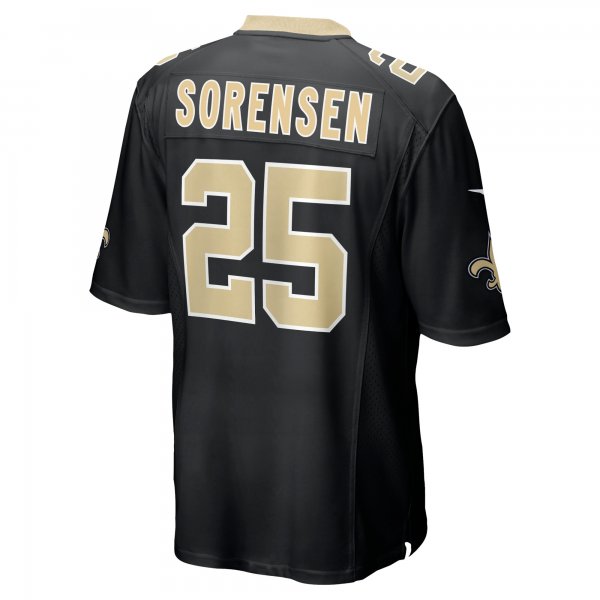 Men's New Orleans Saints Daniel Sorensen Nike Black Game Player Jersey