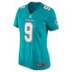 Women's Miami Dolphins Calvin Jackson Nike Aqua Home Game Player Jersey