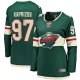 Women's Minnesota Wild Kirill Kaprizov Fanatics Green Home Breakaway Replica Jersey