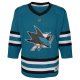 Youth San Jose Sharks Teal Home Replica Custom Jersey