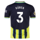 Puma Manchester City Ruben Dias Away Jersey w/ EPL + Club World Cup Patch 24/25 (New Navy/Yellow Glow)