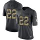 Nike Tennessee Titans #22 Derrick Henry Black Youth Stitched NFL Limited 2016 Salute to Service Jersey