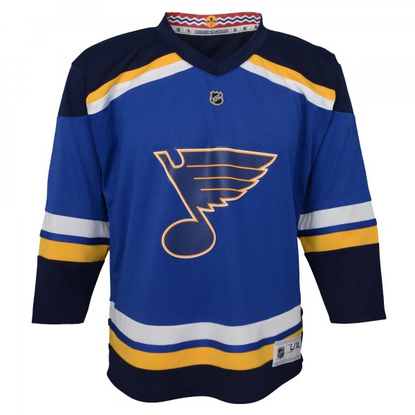 Youth St. Louis Blues  Blue Home Replica Custom Jersey