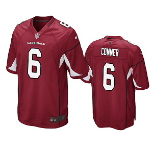 Men's Arizona Cardinals #6 James Conner Cardinal Game Jersey