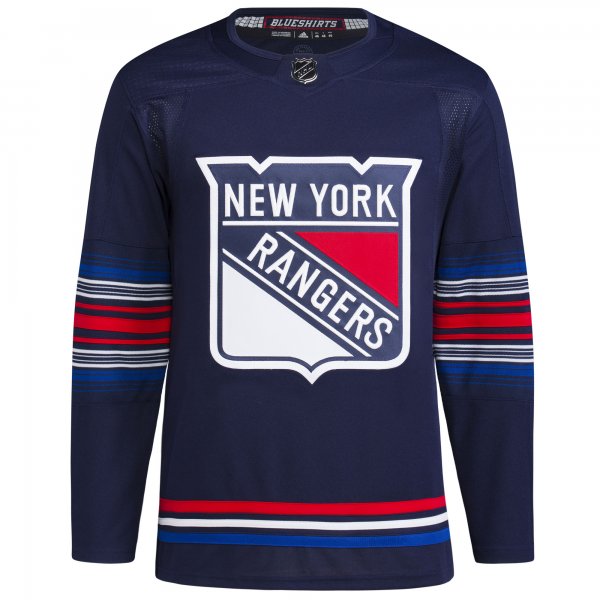 Men's New York Rangers  adidas Navy Alternate  Primegreen Custom Jersey