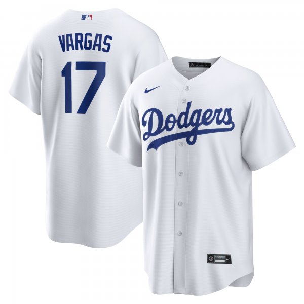 Men's Los Angeles Dodgers Miguel Vargas Nike White Replica Player Jersey