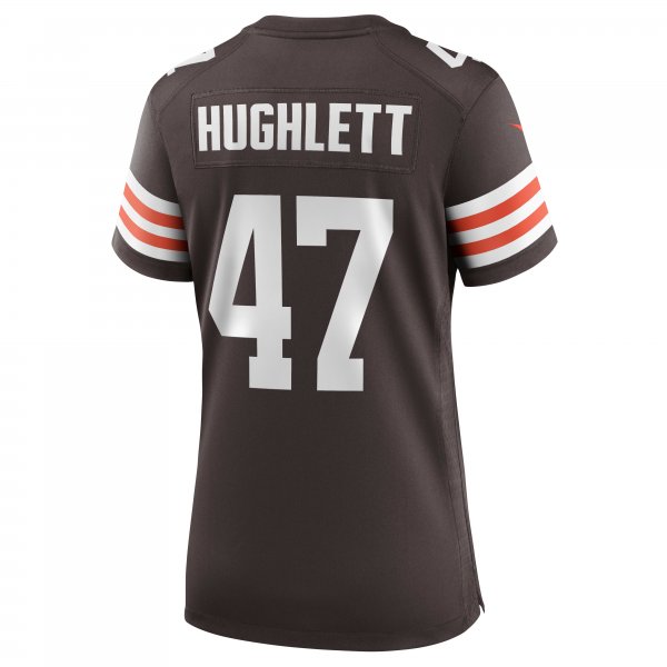 Women's Cleveland Browns Charley Hughlett Nike Brown Game Jersey