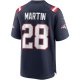 Men's New England Patriots Curtis Martin Nike Navy Game Retired Player Jersey