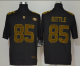 Men's San Francisco 49ers #85 George Kittle Black 2020 Nike Flocked Leopard Print Vapor Limited NFL Jersey