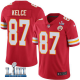 Nike Kansas City Chiefs #87 Travis Kelce Red Team Color Men's Stitched NFL Vapor Untouchable Limited Super Bowl LIII Jersey