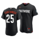 Men's Baltimore Orioles #25 Anthony Santander 2023 City Connect Black Flex Base Jersey