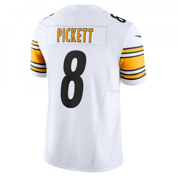 Men's Pittsburgh Steelers Kenny Pickett Nike White Vapor F.U.S.E. Limited Jersey