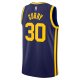 Unisex Golden State Warriors Stephen Curry Jordan Brand Navy Swingman Jersey - Statement Edition