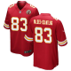 Youth Kansas City Chiefs #83 Marquez Valdes Game Red Jersey