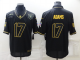 Men's Nike Las Vegas Raiders #17 Davante Adams Black Gold 2020 Salute To Service Stitched NFL Limited Jersey