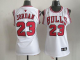 Chicago Bulls #23 Michael Jordan White Women's Home Stitched NBA Jersey