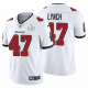 Men's Tampa Bay Buccaneers John Lynch White 2021 Super Bowl LV Jersey