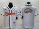 Men's Cincinnati Bengals Blank White Stitched Baseball Cool Base Jersey