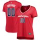 Women's Washington Wizards Fanatics Red Fast Break Custom Jersey - Icon Edition