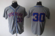 Mitchell And Ness 1969 New York Mets #30 Nolan Ryan Grey Stitched MLB Jersey