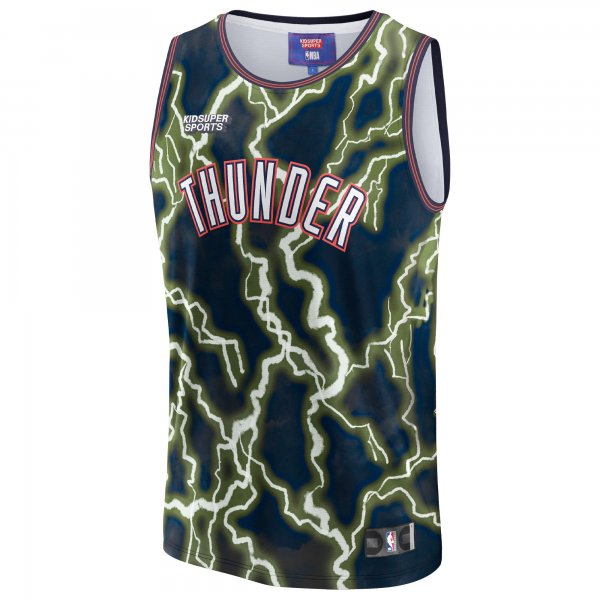 Unisex Oklahoma City Thunder NBA & KidSuper Studios by Fanatics Black Hometown Jersey