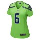 Women's Seattle Seahawks Quandre Diggs Nike Neon Green  Game Jersey