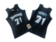 Men's Minnesota Timberwolves #21 Kevin Garnett 1987-98 Black Mitchell and Ness NBA Jersey