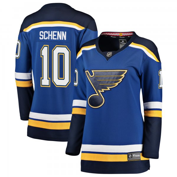 Women's St. Louis Blues Brayden Schenn Fanatics Blue Breakaway Player Jersey