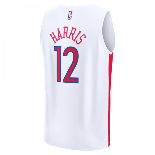 Men's Philadelphia 76ers Tobias Harris Fanatics White Fastbreak Jersey - City Edition