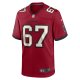 Men's Tampa Bay Buccaneers Luke Goedeke Nike Red Game Player Jersey