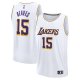 Men's Los Angeles Lakers Austin Reaves Fanatics White Fast Break Replica Player Jersey - Association Edition